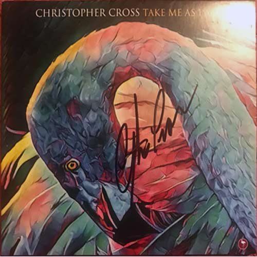 Lot 381: Christopher Cross signed Take Me As I Am CD