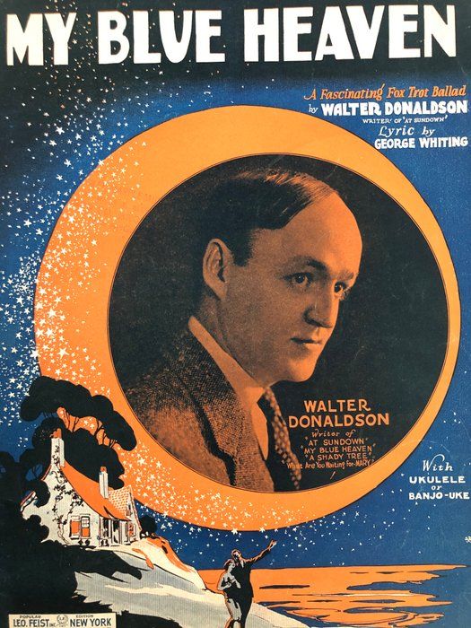 Lot 391: My Blue Heaven sheet music