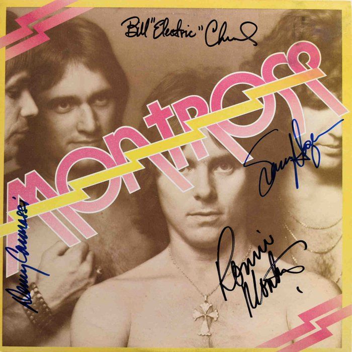 Lot 392: Montrose signed debut album Montrose album