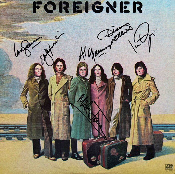 Lot 403: Foreigner signed Debut album