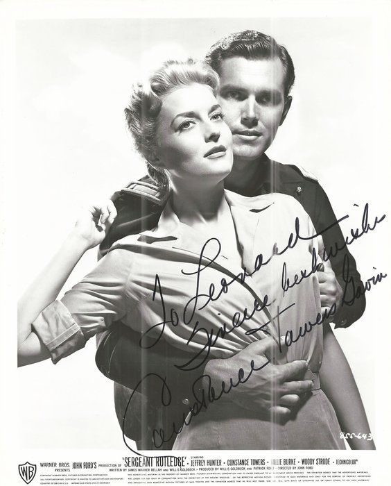 Lot 8: Sergeant Rutledge Constance Towers Signed Movie Photo