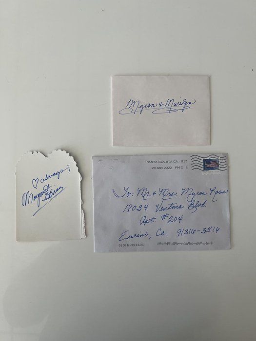 Lot 13: Meet Me In St Louis Margaret O'Brien signed greeting card