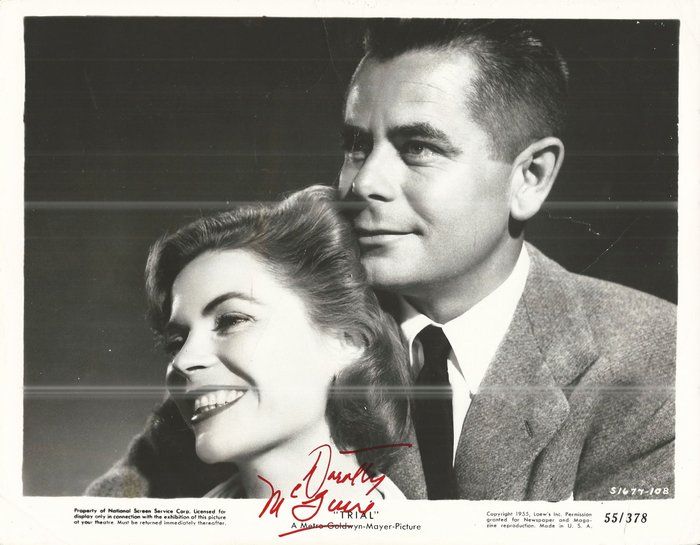 Lot 23: Trial Dorothy McGuire Signed Movie Photo