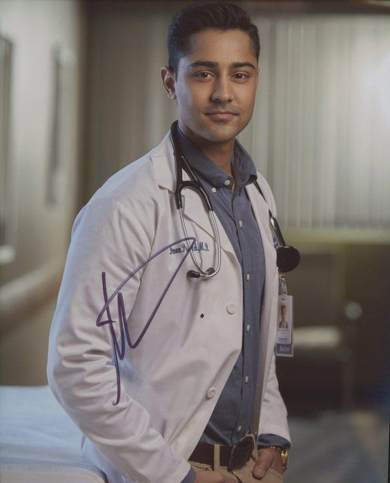 Lot 39: The Resident Manish Dayal signed photo