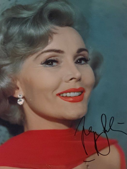 Lot 46: Actress and socialite Zsa Zsa Gabor signed photo