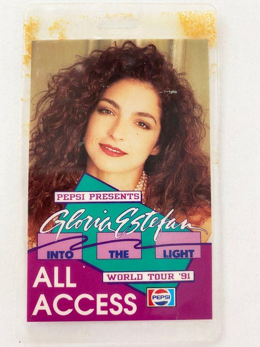 Lot 48: Gloria Estefan World Tour '91 All Access Pass