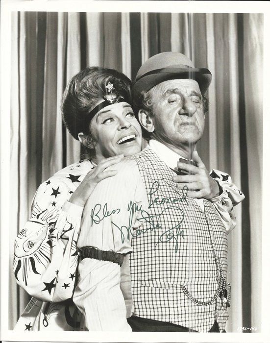 Lot 52: Pin Up Girl Martha Raye Signed Photo