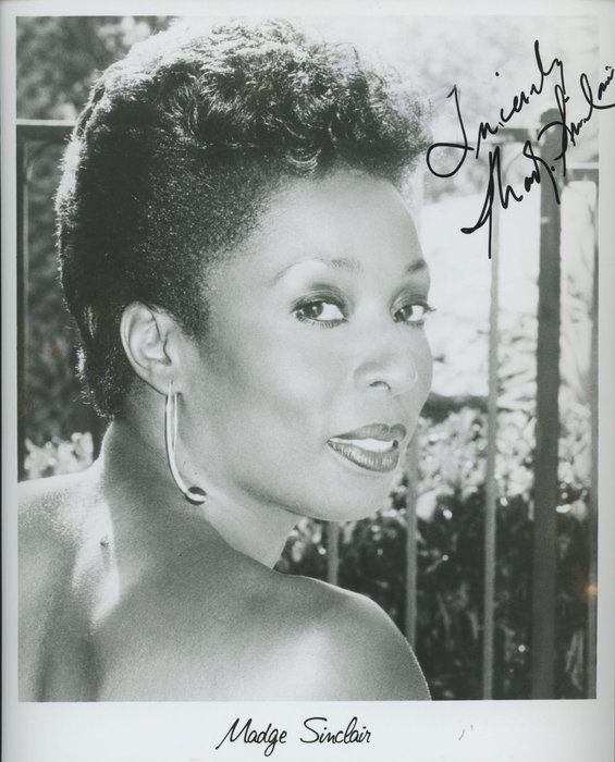 Lot 54: Coming To America Madge Sinclair signed photo