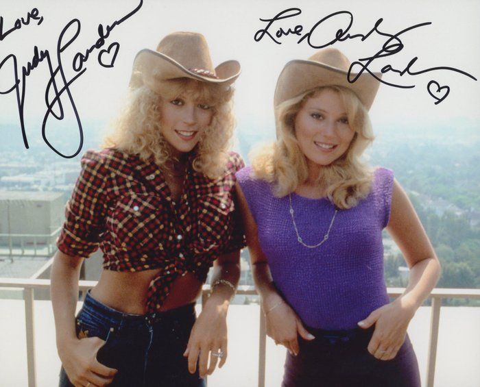 Lot 66: Dallas Judy and Audrey Landers signed photo