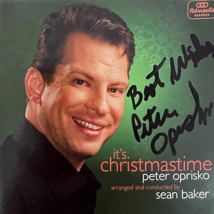 Lot 67: Peter Oprisko It's Christmastime signed CD