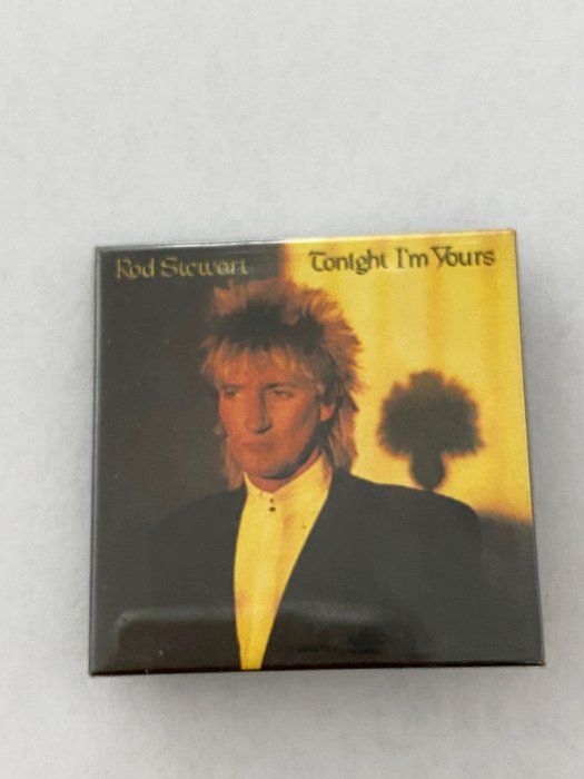 Lot 69: Rod Stewart Tonight I'm Yours vintage tour pin