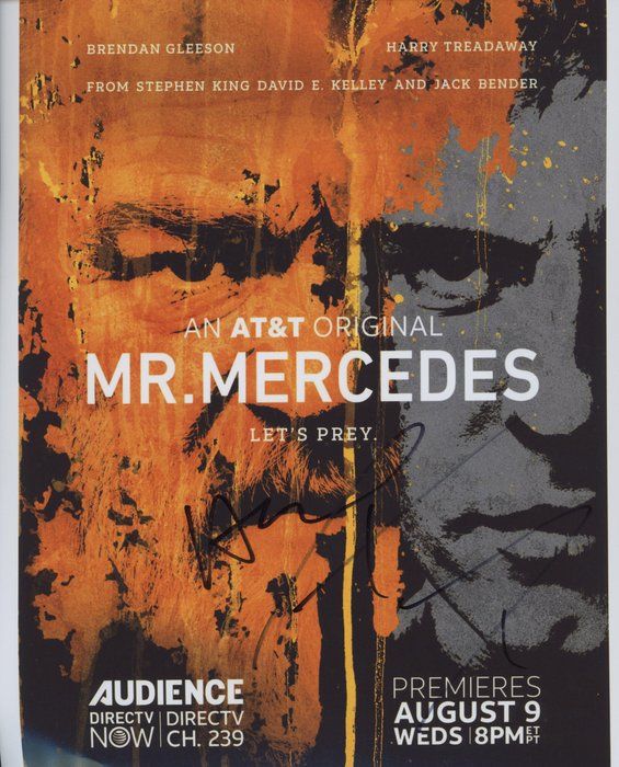 Lot 76: Mr. Mercedes Harry Treadaway signed photo