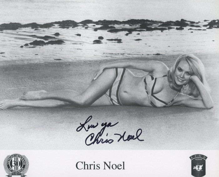 Lot 85: Beach Ball Chris Noel  signed photo
