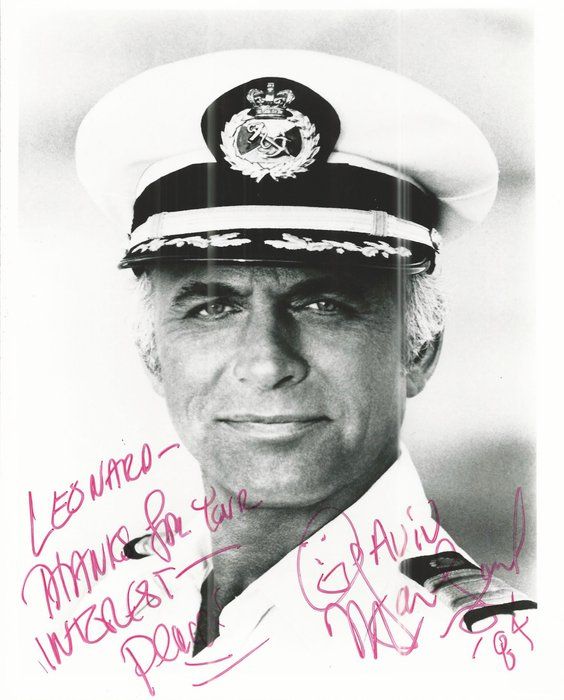 Lot 91: The Love Boat Gavin MacLeod Signed Photo