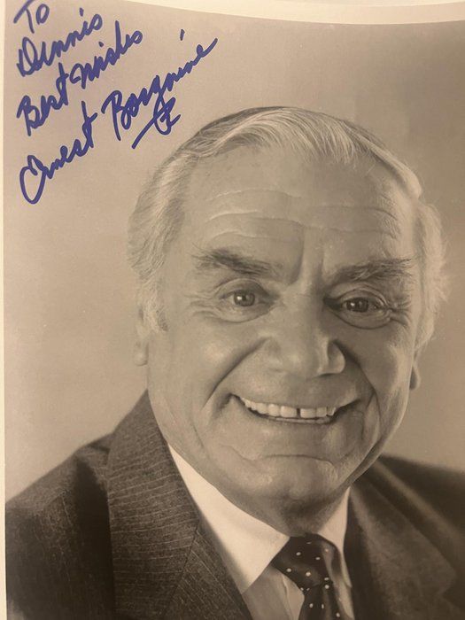 Lot 98: Ernest Borgnine signed photo