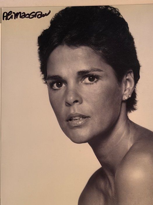 Lot 100: Love Story Ali MacGraw signed photo