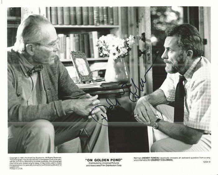 Lot 101: On Golden Pond Dabney Coleman Signed Photo