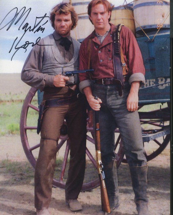 Lot 102: Wyatt Earp Martin Kove signed movie photo