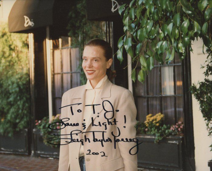 Lot 110: The Horseman Leigh Taylor-Young signed photo