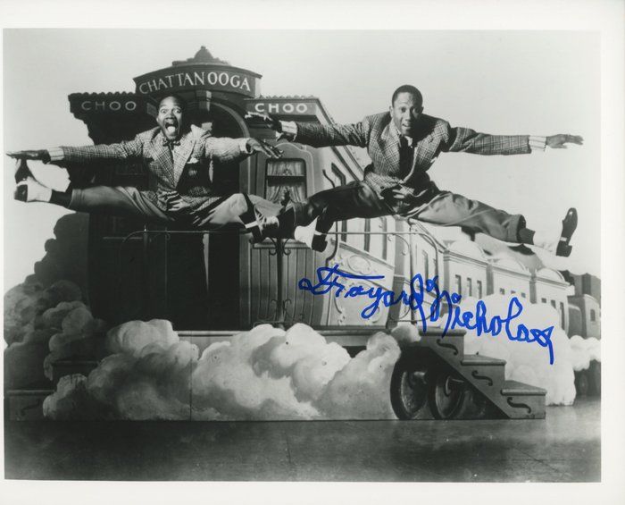Lot 123: Cotton Club Fayard Nicholas signed photo