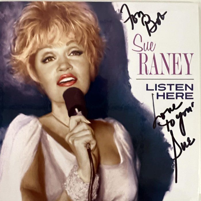Lot 155: Sue Raney Listen Here signed CD