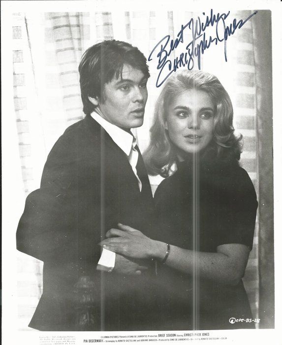 Lot 193: Brief Season Christopher Jones Signed Movie Photo