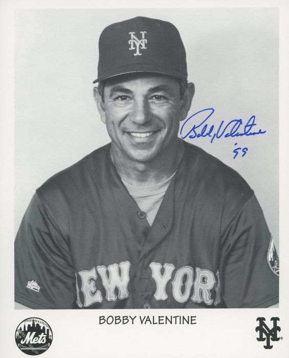 Lot 196: NY Met Bobby Valentine signed photo