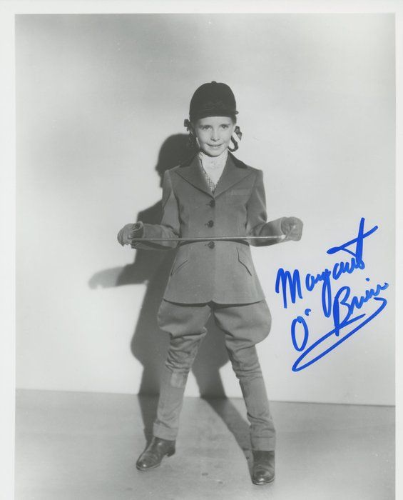 Lot 202: Meet me in St ouis Margaret O'Brien signed photo