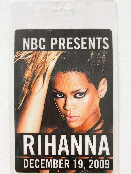 Lot 212: Rihanna 2009 Backstage Pass