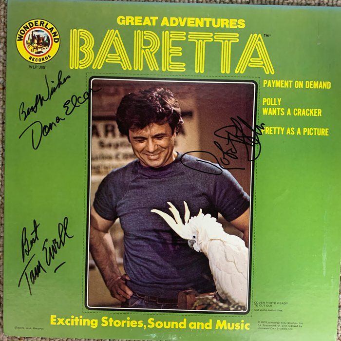 Lot 245: Baretta Great Adventures signed album. GFA Authenticated