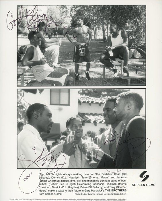 Lot 249: The Brothers cast signed movie photo