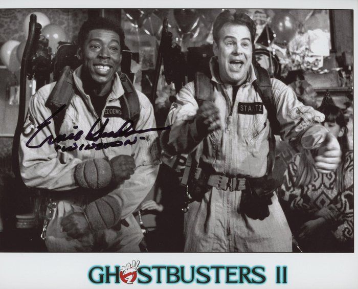 Lot 271: Ghostbusters II Ernie Hudson signed movie photo