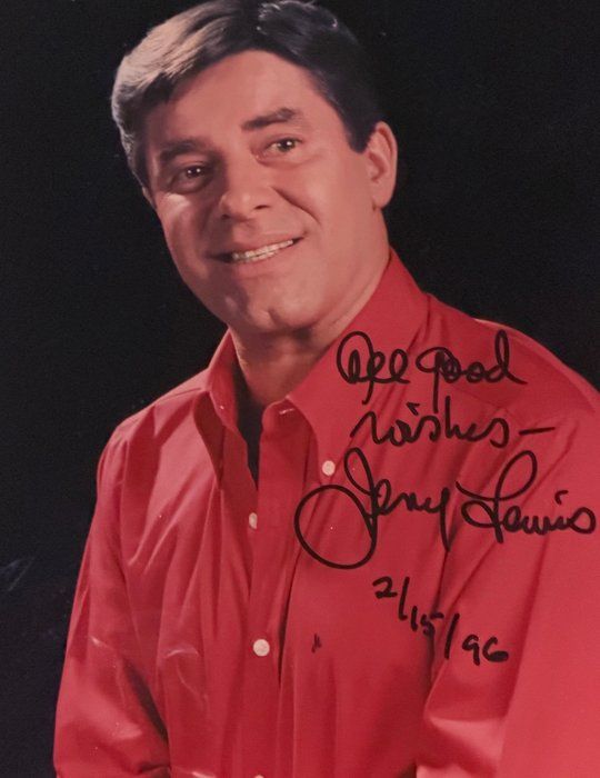 Lot 272: Jerry Lewis signed photo