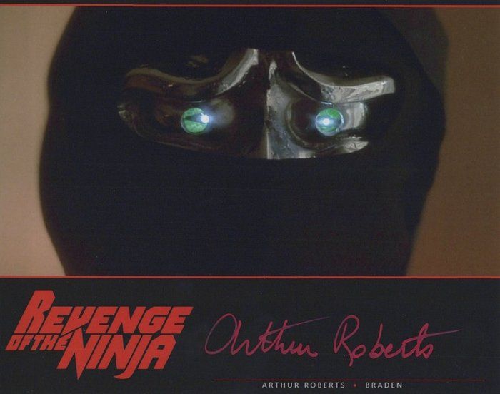 Lot 280: Revenge Of The Ninja Arthur Roberts Signed Photo