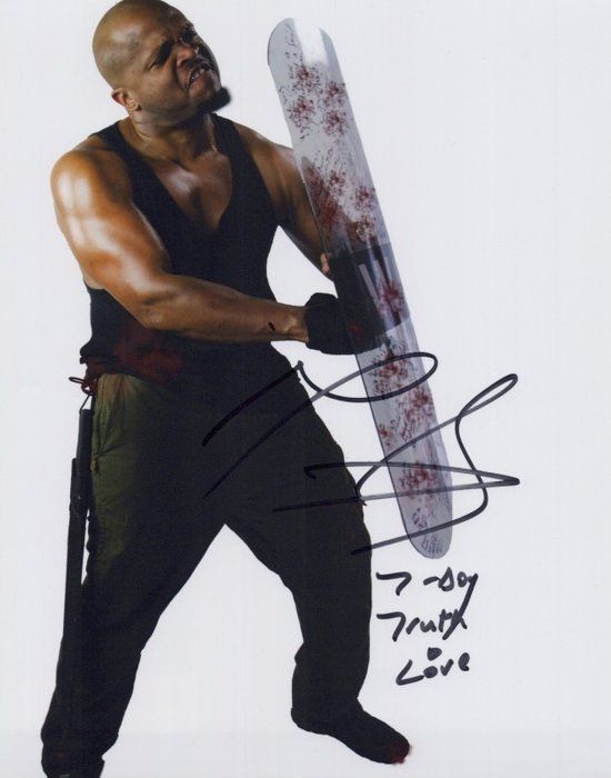 Lot 292: The Walking Dead Irone Singleton Signed Photo