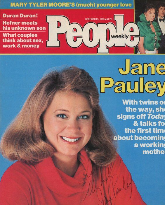 Lot 304: The Today Show Jane Pauley signed People magazine