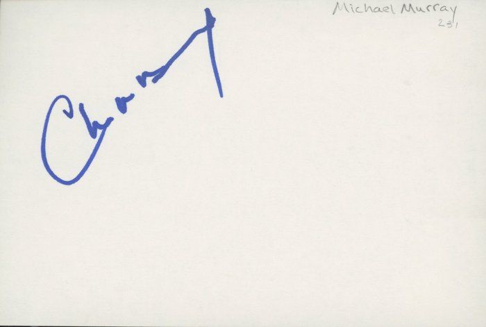Lot 308: Dawsons Creek Chad Michael Murray signature cut