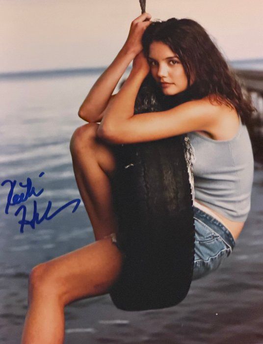 Lot 315: Dawson's Creek Katie Holmes signed photo