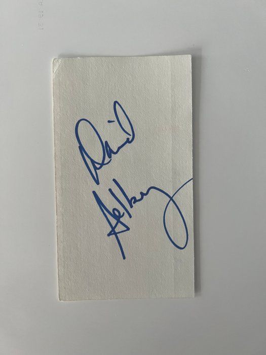 Lot 330: Falconcrest David Selby original signature