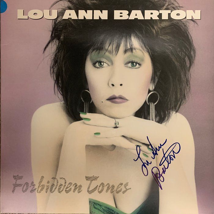 Lot 360: Lou Ann Barton Forbidden Tones signed album