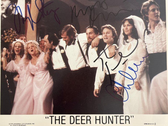 Lot 373: The Deer Hunter cast signed movie photo