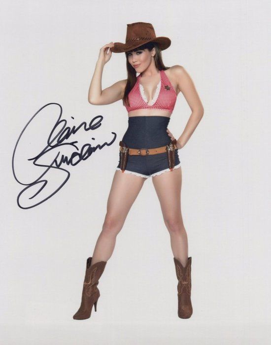 Lot 409: Playboy Playmate Claire Sinclair Signed Photo