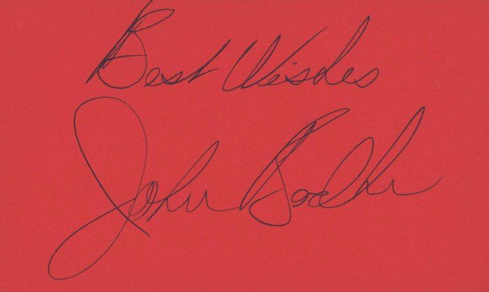 Lot 410: Saturday Night Fever Director John Badham signature