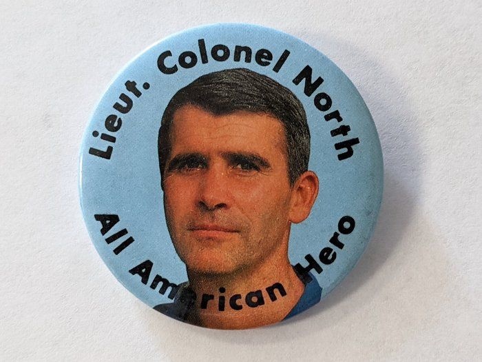 Lot 422: Lieut. Col. North All American Hero Pin