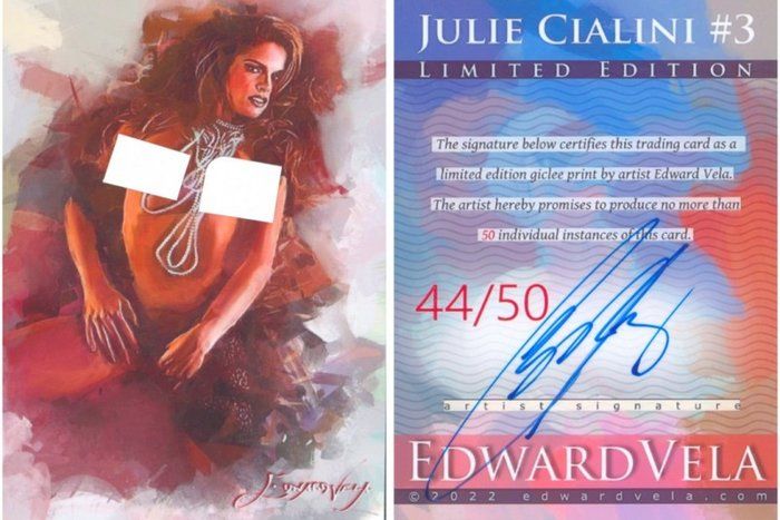 Lot 447: Julie Cialini Signed Photo