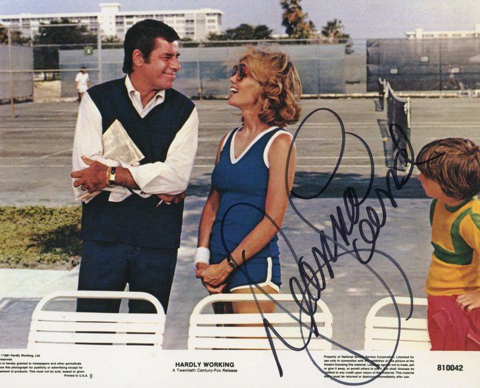 Lot 452: Hardly Working signed movie photo