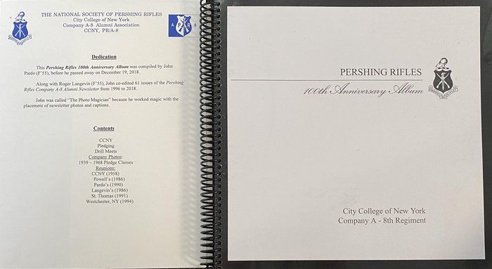 Lot 485: Pershing Rifles 100th anniversary album