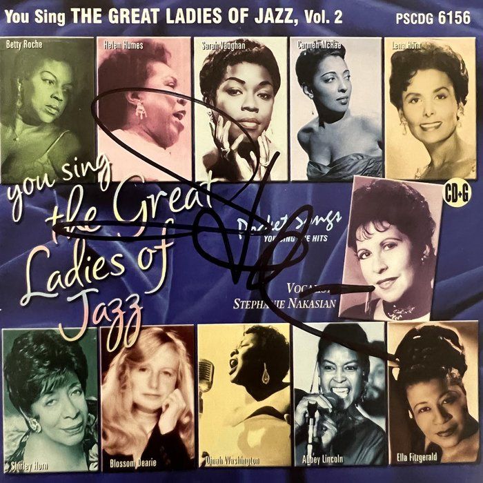 Lot 486: Stephanie Nakasian Great Ladies of Jazz signed CD