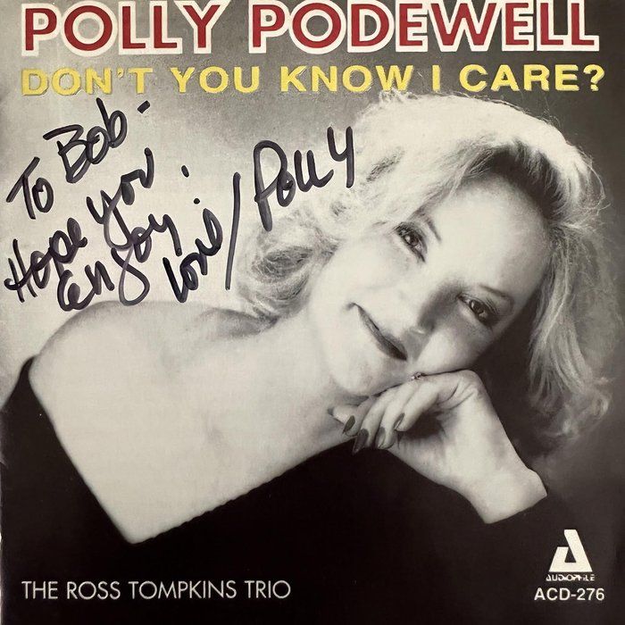 Lot 491: Polly Podewell Don't You Know I Care signed CD