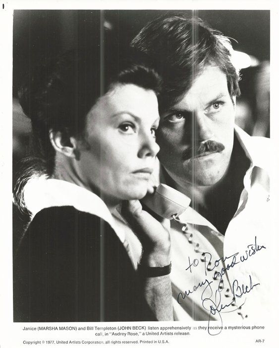 Lot 517: Audrey Rose John Beck Signed Movie Photo